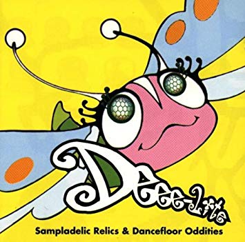 Deeelite's album cover for Sampledelic relics and Dancefloor Oddities
